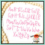 Bless Your Heart Bean Stitch Embroidery Alphabet