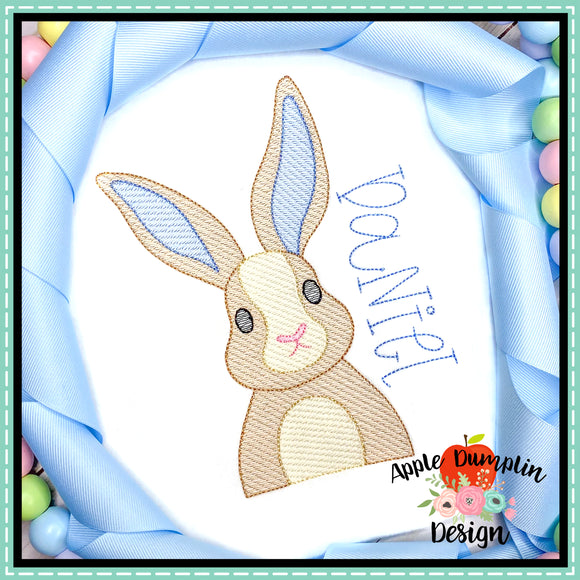 Bunny Sketch Embroidery Design
