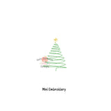 Christmas Tree Mini Embroidery Design