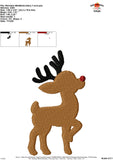 Reindeer Mini Embroidery Design