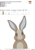 Bunny Sketch Embroidery Design