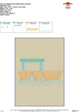 Scribble Pontoon Embroidery Design