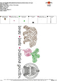 Scribble Bears Beets Battlestar Embroidery Design