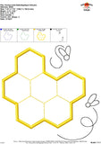 Honeycomb Satin Applique Design