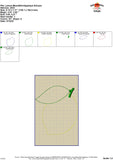 Lemon Bean Stitch Applique Design