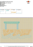 Scribble Pontoon Embroidery Design