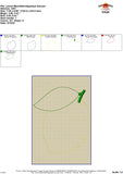Lemon Bean Stitch Applique Design