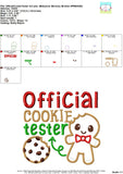 Official Cookie Tester Applique Design