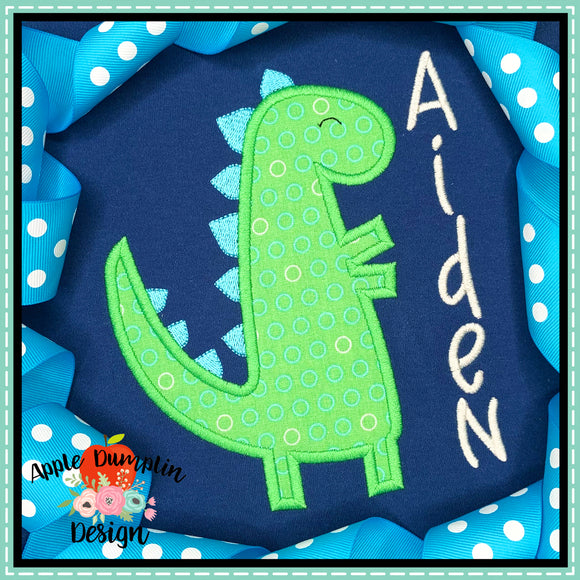 Dinosaur 1 Satin Applique Design