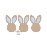 Bunny Trio Boy Sketch Embroidery Design