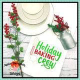 Holiday Baking Crew Sketch Embroidery Design