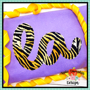 Louisiana Bean Stitch Applique Design