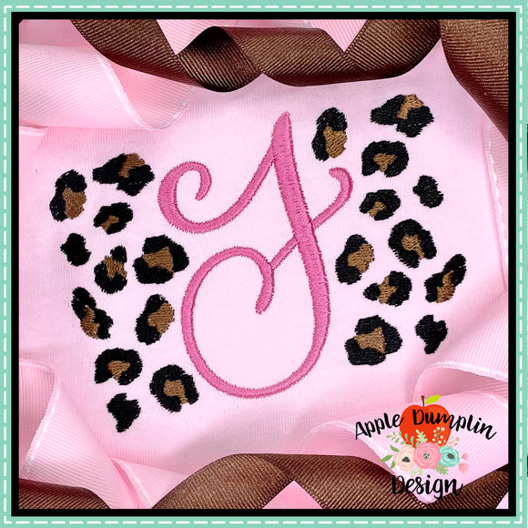 Build Your Own Leopard Spots Embroidery Design
