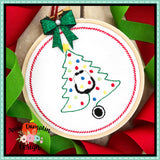 Medical Christmas Tree Ornament Embroidery Design