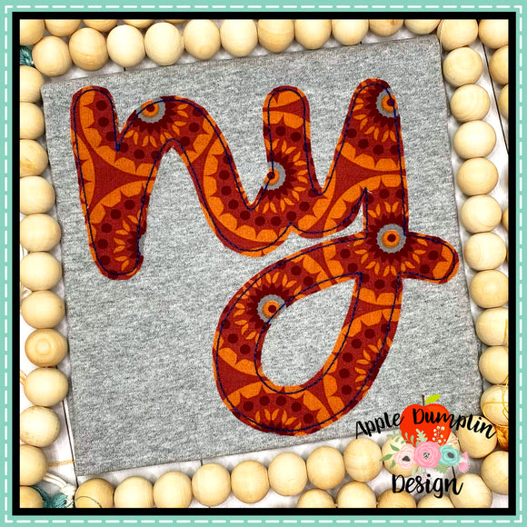 New York Bean Stitch Applique Design