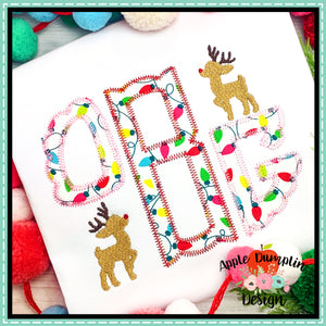 Reindeer Mini Embroidery Design
