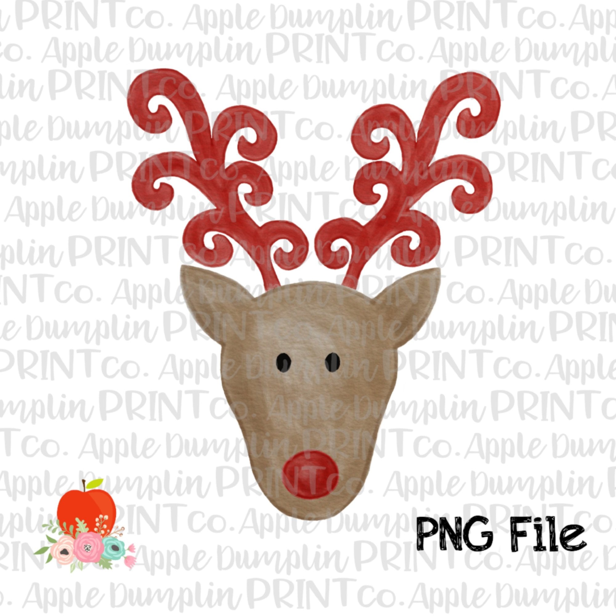 Printable Reindeer Antlers
