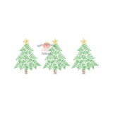 Scribble Christmas Tree Trio Embroidery Design