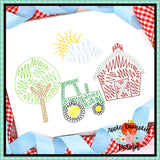Scribble Farm Embroidery Design