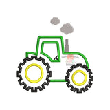 Tractor Satin Applique Design