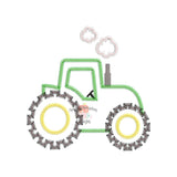 Tractor Zigzag Applique Design