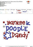 Yankee Doodle Dandy Applique Design