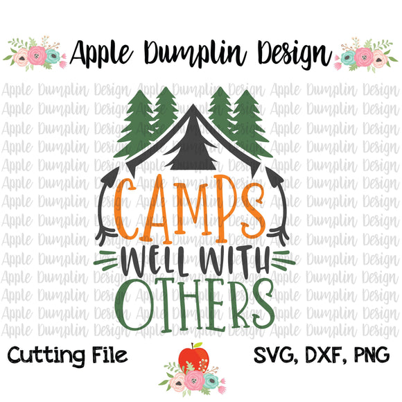 Camps Well with Others SVG