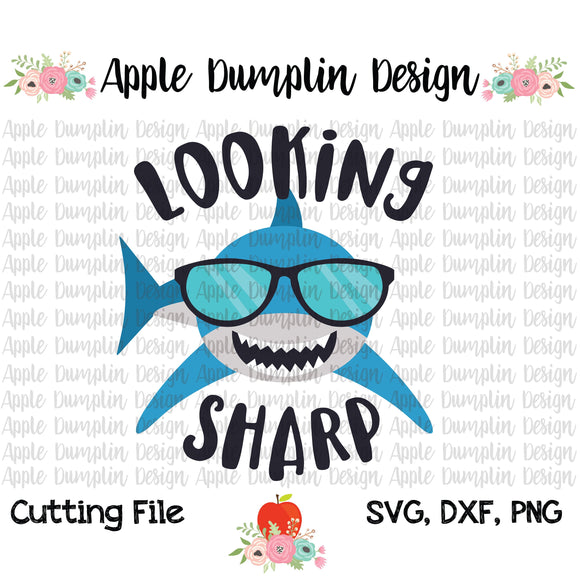 Looking Sharp Shark SVG