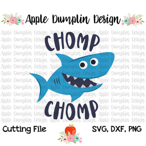 Chomp Chomp Shark SVG