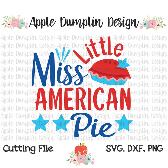Little Miss American Pie SVG