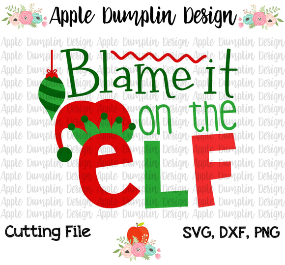 Blame it on the Elf SVG