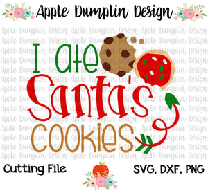 I Ate Santa's Cookies SVG