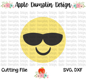 Emoji with Shades SVG