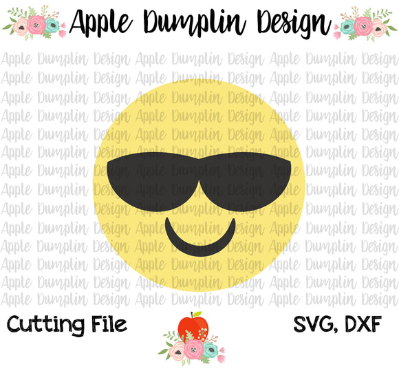 Emoji with Shades SVG