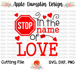 Stop In The Name Of Love SVG