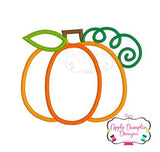 Pumpkin Applique Design